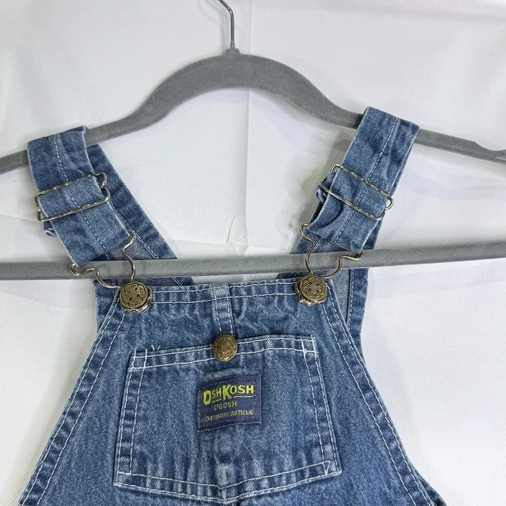 Vintage OshKosh B'Gosh 4T Denim Bib Overalls